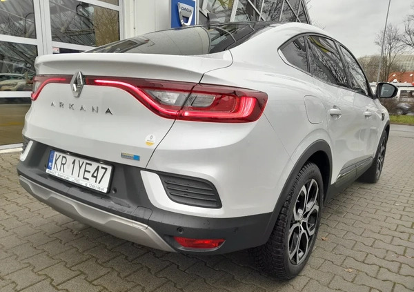 Renault Arkana cena 114500 przebieg: 6080, rok produkcji 2021 z Pajęczno małe 172